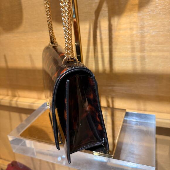 Best Price‼️Tory Burch Emerson Adjustable Shoulder Bag 165964 Tortoise $598 - Picture 12 of 16